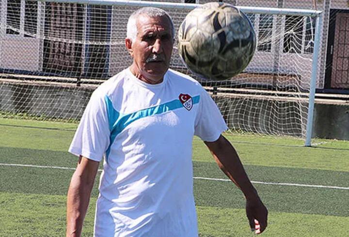 Trabzon'da 72 yaşındaki amatör futbolcu futbola geri döndü