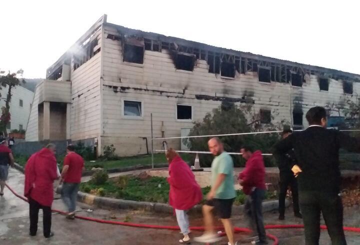 Bodrum'da 5 yıldızlı otelde yangın
