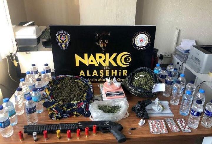Alaşehir'de uyuşturucu operasyonu: 12 gözaltı