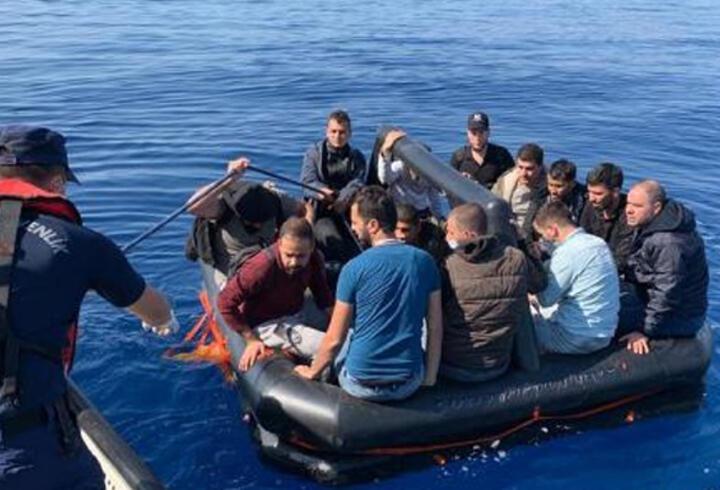 Marmaris'te 75 kaçak göçmen kurtarıldı