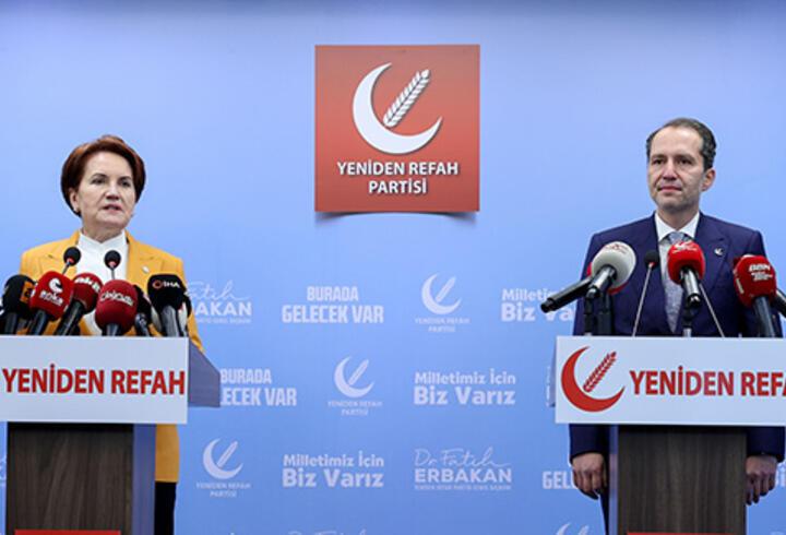Meral Akşener, Yeniden Refah Partisi Genel Başkanı Erbakan'ı ziyaret etti