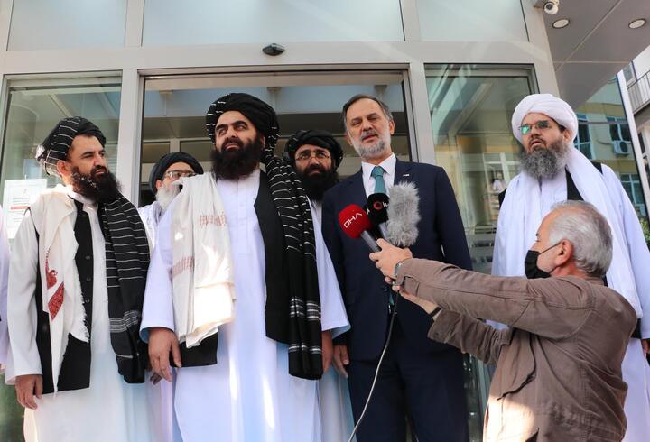 Taliban heyeti, Kızılay'dan yardım talebinde bulundu