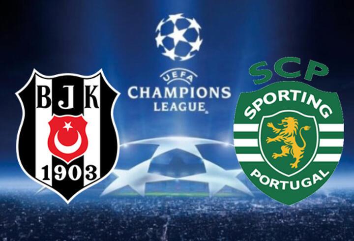 Canlı izlenecek! Beşiktaş Sporting Lizbon maçı ne zaman, saat kaçta? BJK Şampiyonlar Ligi maçı hangi kanalda?