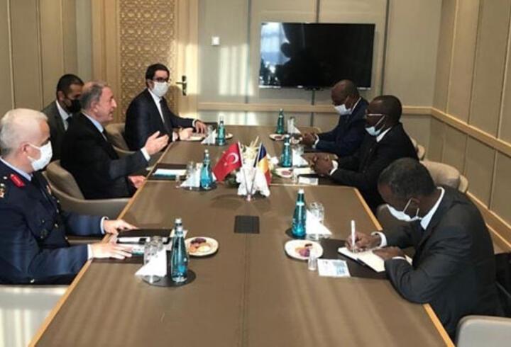 Bakan Akar, Çad Milli Savunma ve Gaziler Bakanı ile görüştü
