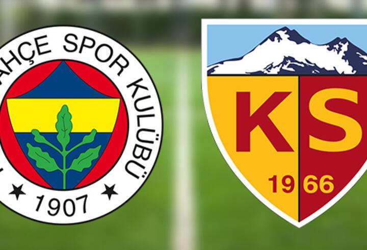 CANLI Fenerbahçe Kayserispor maçı ne zaman, saat kaçta? FB Kayseri muhtemel 11’leri