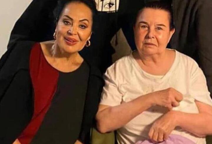 Türkan Şoray'dan hastanede tedavi gören Fatma Girik'e ziyaret