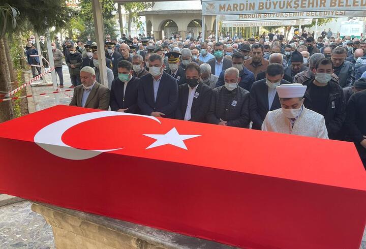 Ankara'da vefat eden Kıbrıs gazisi Mardin'de son yolculuğuna uğurlandı