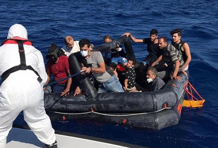 Marmaris'te 142 düzensiz göçmen kurtarıldı