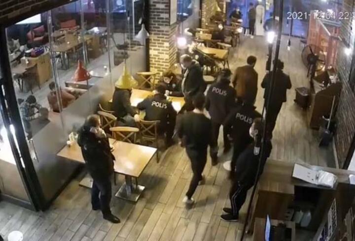 Şehit polisin katil zanlısı kafe denetiminde yakalandı, o anlar güvenlik kamerasında 