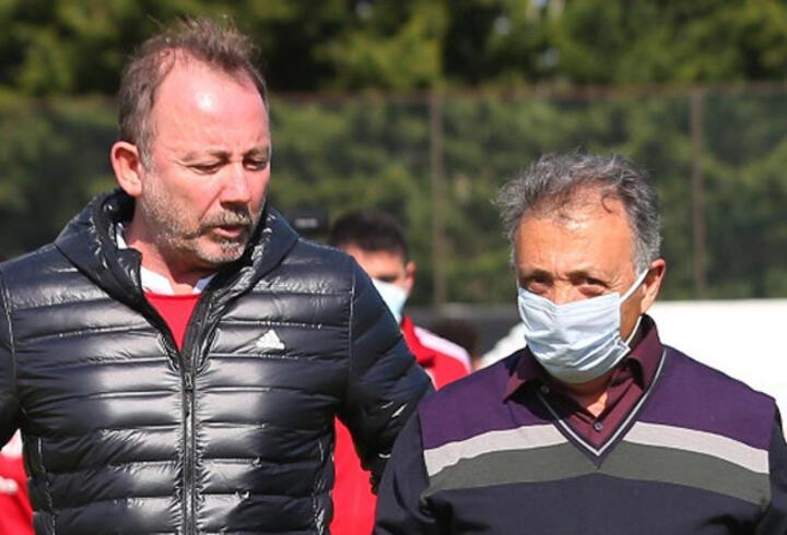Son dakika... Beşiktaş'ta Çebi ve Sergen Yalçın bir araya geldi!