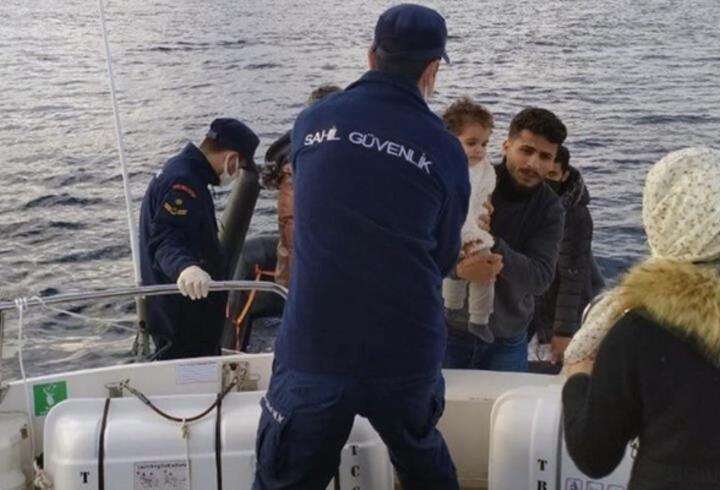 Datça’da 11 düzensiz göçmen kurtarıldı