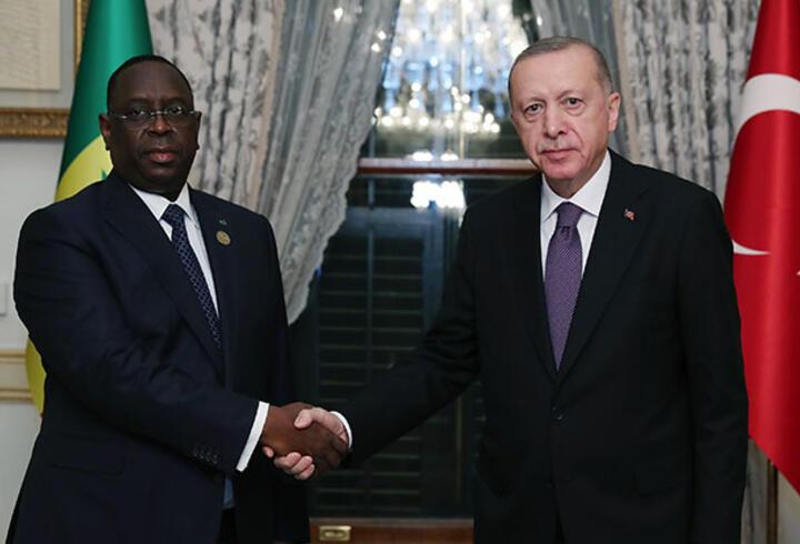 Cumhurbaşkanı Erdoğan, Senegal Cumhurbaşkanı ile görüştü