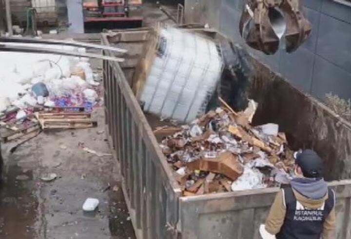 İstanbul'da ele geçirilen 310 ton madde imha edildi