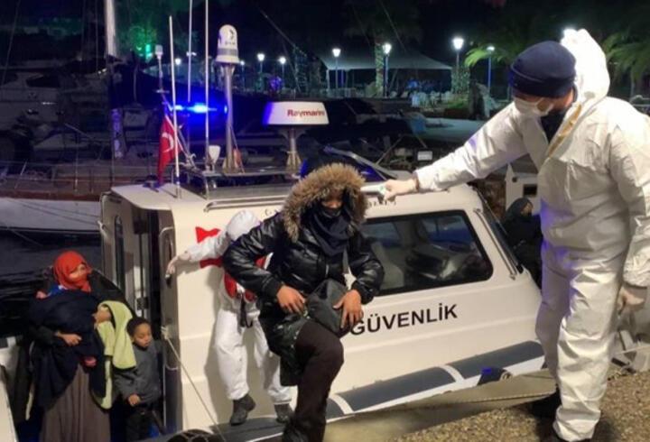 İzmir açıklarında 66 düzensiz göçmen kurtarıldı