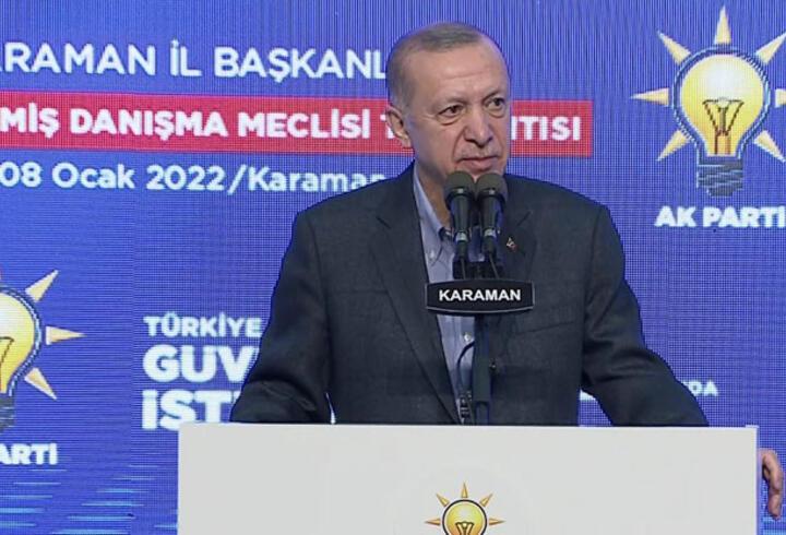 Son dakika: Cumhurbaşkanı Erdoğan'dan Karaman'da önemli açıklamalar