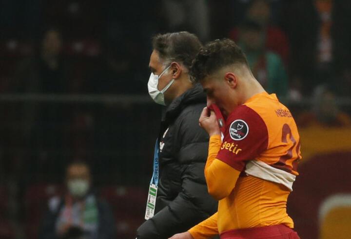 Galatasaraylı Işık Kaan ilk maçında sakatlandı