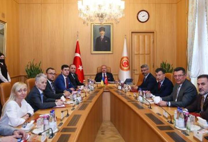 Şentop, Ukrayna-Türkiye Parlamentolar Arası Dostluk Grubu Eş Başkanını kabul etti