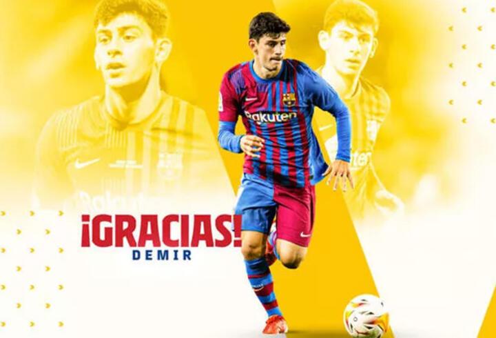 Son dakika... Barcelona Yusuf Demir'in sözleşmesini feshetti
