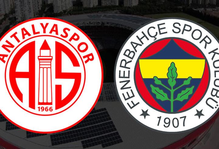 Fraport TAV Antalyaspor - Fenerbahçe CANLI YAYIN