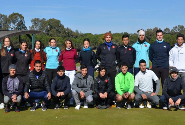 Golf Milli Takımı hazırlıklarını Belek'te sürdürüyor
