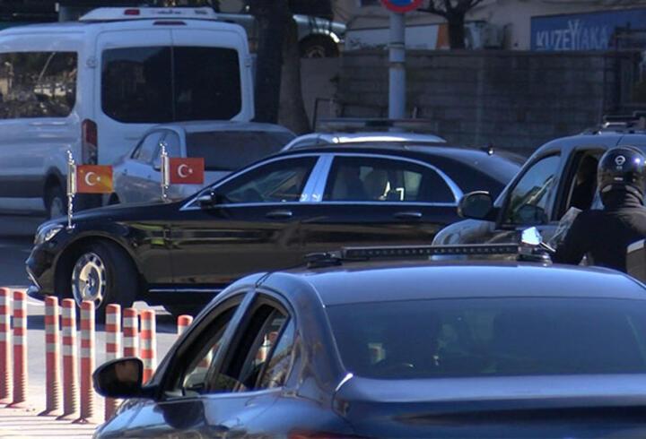 Cumhurbaşkanı Erdoğan Kısıklı'daki evinden çıktı