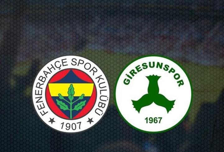 Giresunspor- Fenerbahçe maçı hangi kanalda, saat kaçta, ne zaman? Giresunspor Fenerbahçe maçı kadrosu