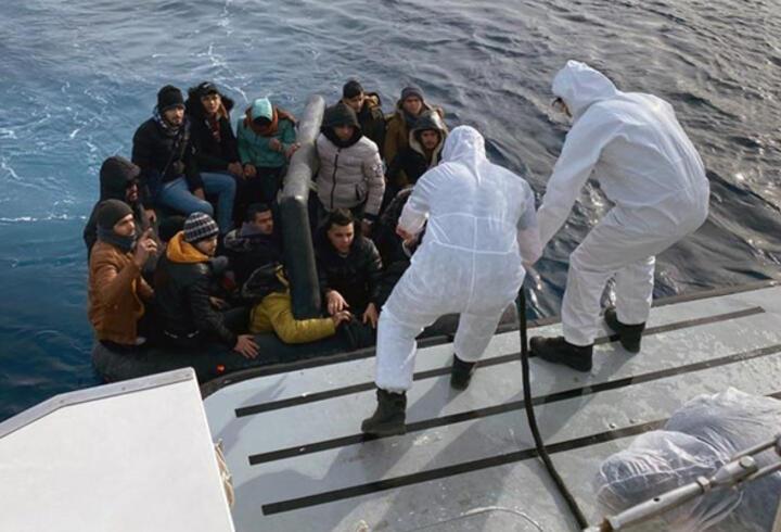 Datça’da 19 göçmen kurtarıldı