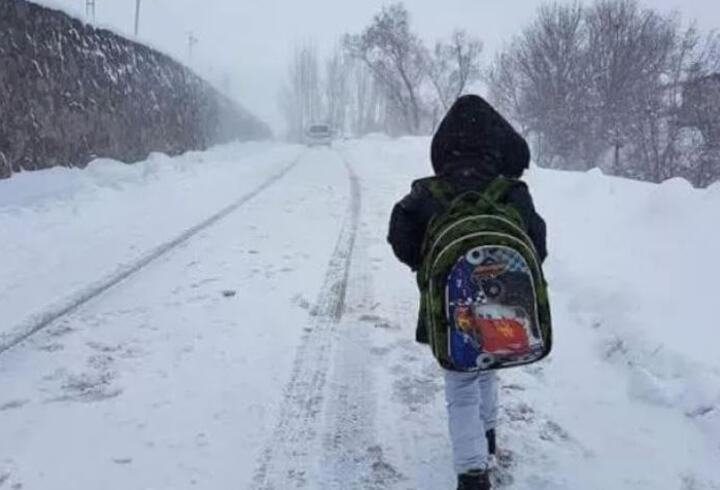 Kars'ta il genelinde okullar tatil edildi