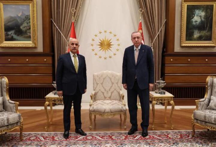 Cumhurbaşkanı Erdoğan, Bakan Kirişci'yi kabul etti