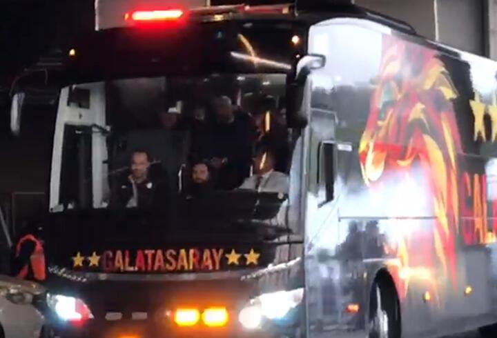 Galatasaray kafilesi stada böyle giriş yaptı