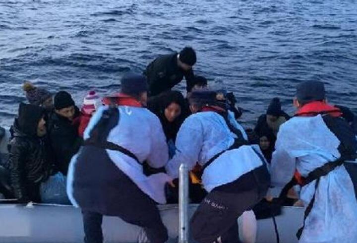 Ayvacık açıklarında 39 kaçak göçmen kurtarıldı