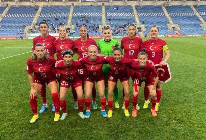 A Milli Kadın Futbol Takımı İsrail'e mağlup oldu