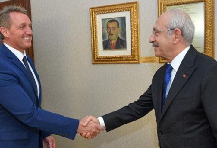 CHP Genel Başkanı Kılıçdaroğlu, ABD Büyükelçisi Flake'i kabul etti