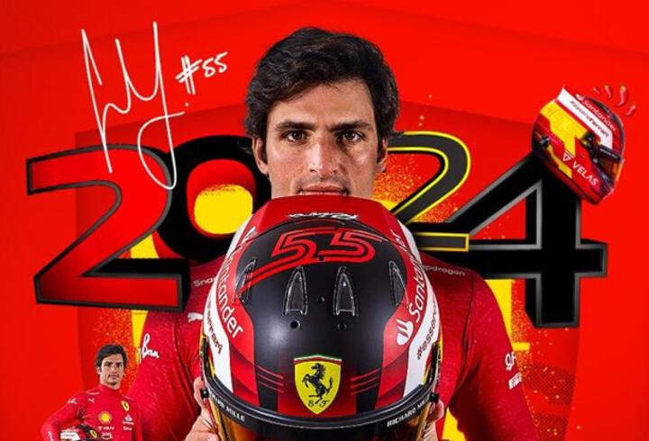 Son dakika... Ferrari, Sainz ile sözleşme uzattı