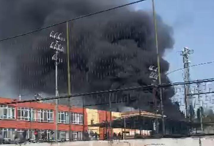 Üsküdar'da spor kulübünün deposunda yangın