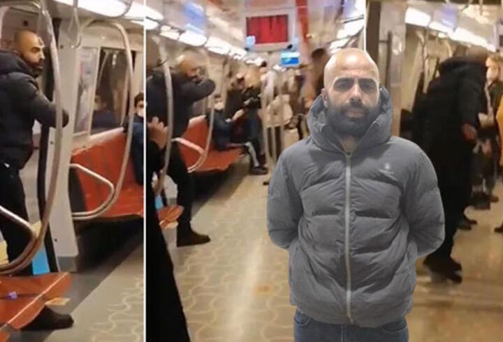 Metrodaki bıçaklı saldırgana tahliye 