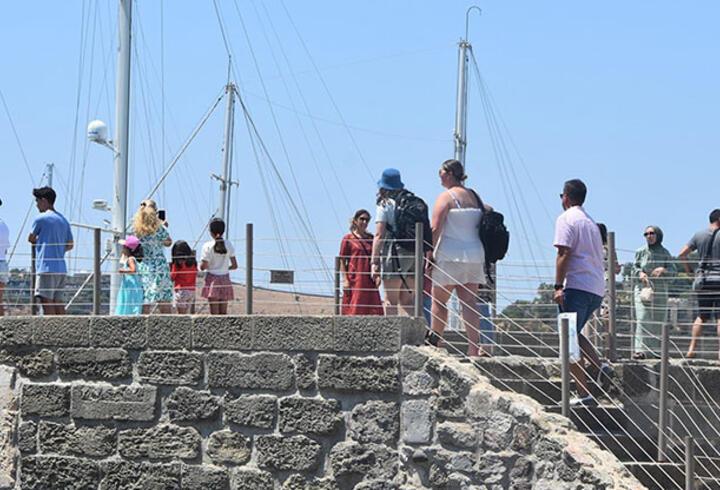 Bodrum Kalesi'ne turist akını; 7 ayda ziyaretçi sayısı 160 bini geçti