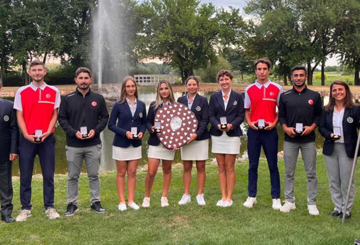 Milli golfçüler Macaristan'da altın ve bronz madalya elde etti