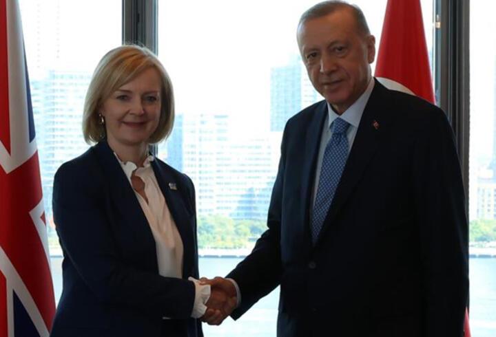 Son dakika haberi: Cumhurbaşkanı Erdoğan, İngiltere Başbakanı Liz Truss ile görüştü