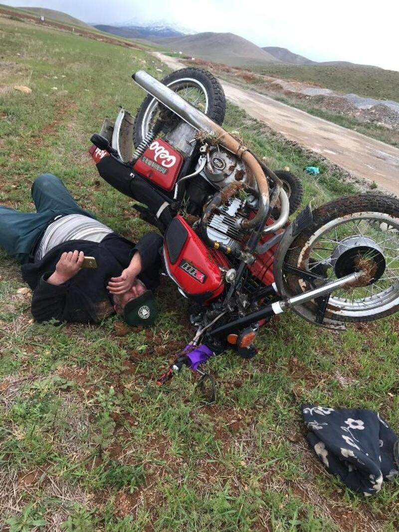 195 promil alkolle bindiği motosikletle yaptığı kazada ağır yaralandı