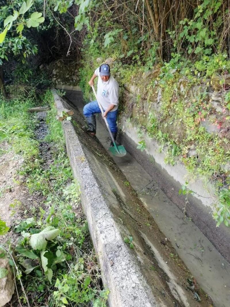 Alanya'da sulama kanalları yaza hazırlanıyor