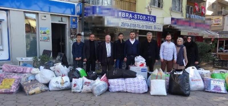 İncirliova'dan depremzedeler için yardım
