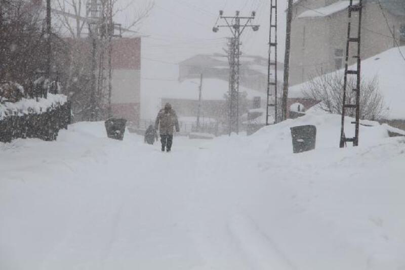 Karlıova'da kar esareti; açılan yollar 1 saat sonra yeniden kapanıyor