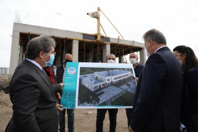 Palancıoğlu, sağlık merkezi inşaatını inceledi