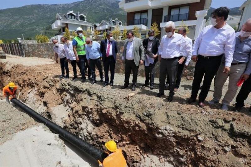 Hisarönü-Ovacık Kanalizasyon Hattının yüzde 41'i tamamlandı