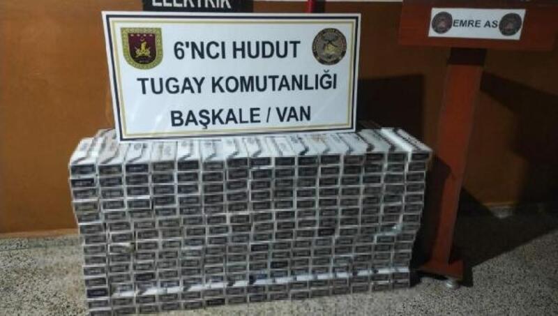MSB: Hakkari ve Van'da 15 bin 745 paket kaçak sigara ele geçirildi