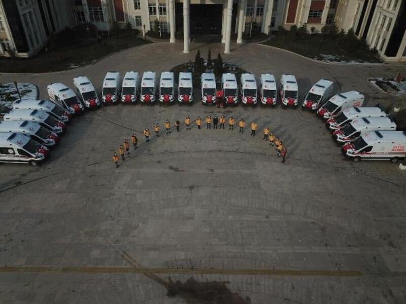 Kocaeli'de 30 yeni ambulans hizmete alındı