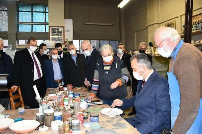 Bursa Büyükşehir Belediye Başkanı Aktaş, İznik'i ziyaret etti