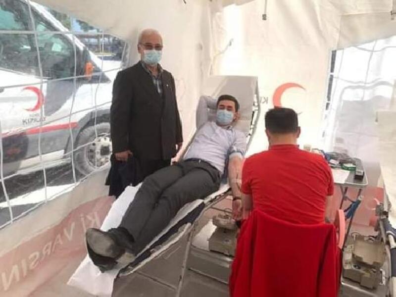 Kaymakam Kaya'dan Kızılay'ın kan bağışı kampanyasına destek