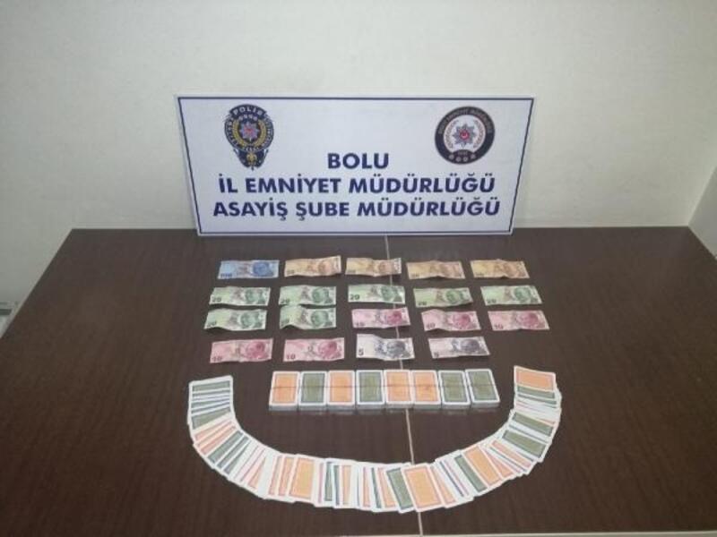 Bolu'da kumar oynayan 6 kişiye 10 bin lira ceza